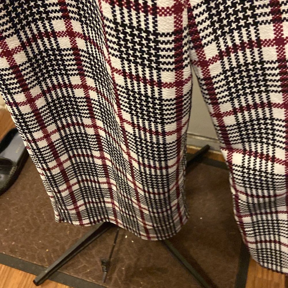 Checkered polyester bibs wide legged JR’s Med by Heart and Arrow - Picture 5 of 7
